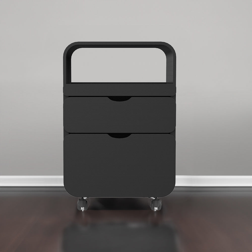 Barneys Paris 2 Drawer Beauty Trolley - Black