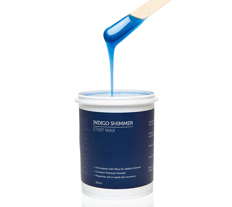 Barneys Indigo Shimmer Strip Wax - 800ml