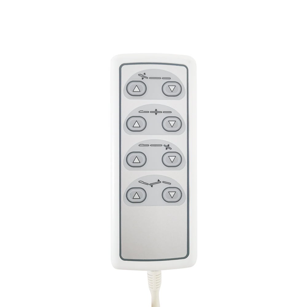 Barneys Optional Hand Control for London Electric Adjustable Beds/Table - 4 Motor