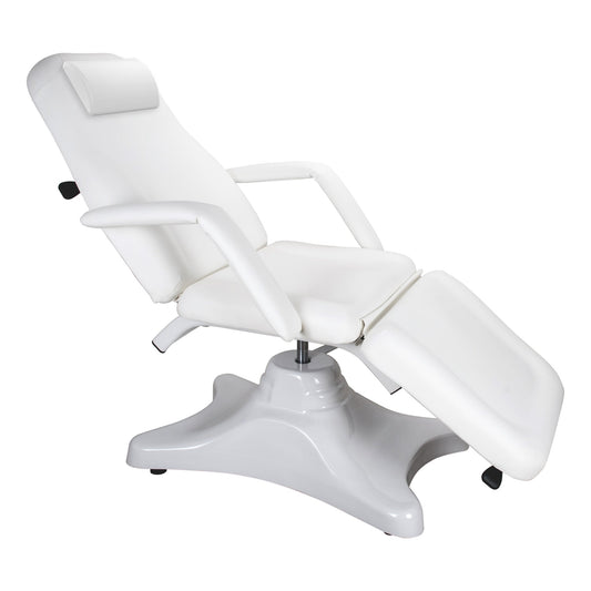 Barneys Manchester Hydraulic Lift Beauty Bed - White