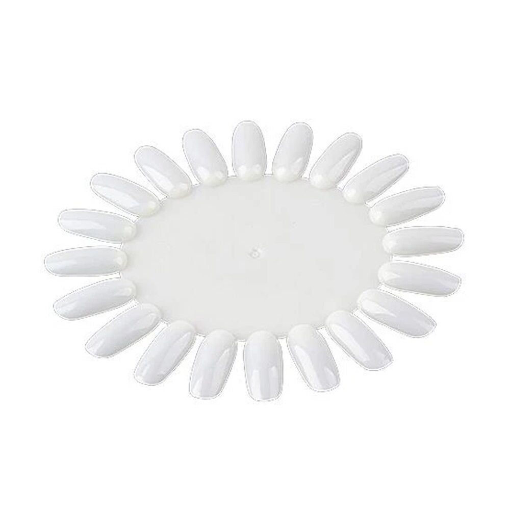 Barneys Transparent Nail Colour Display Wheel - 20 Tips