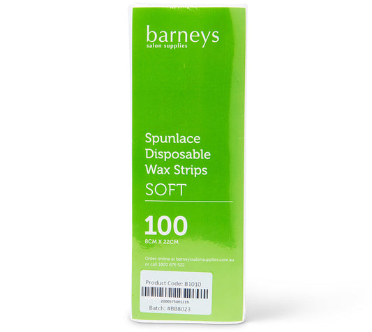 Barneys Spunlace White Wax Strip - Pack of 100