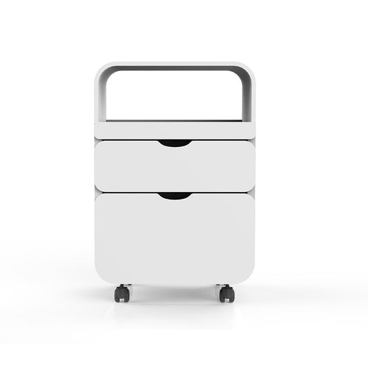Barneys Paris 2 Drawer Beauty Trolley  - White