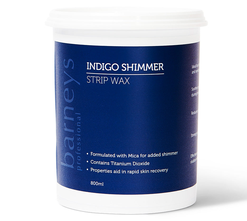 Barneys Indigo Shimmer Strip Wax -  800ml