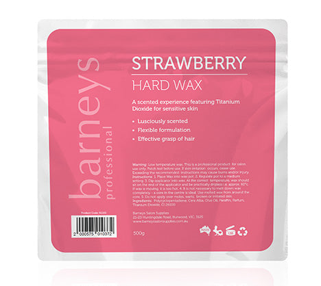 Barneys Strawberry Hard Wax- 500g