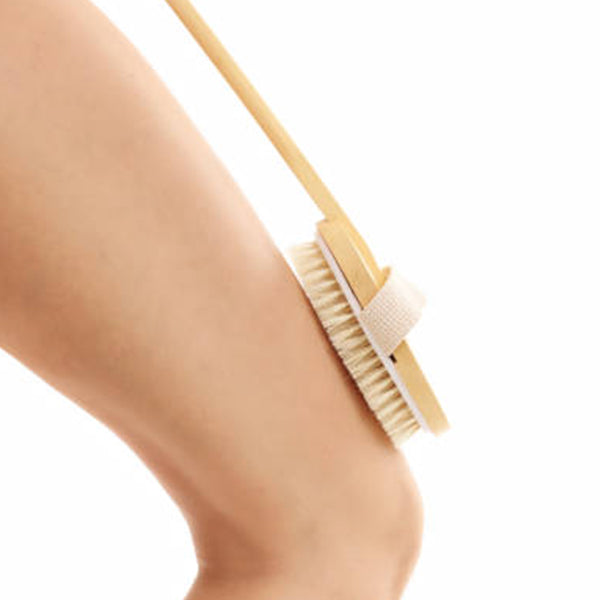 Body Brush - Long Handle with Natural Bristles