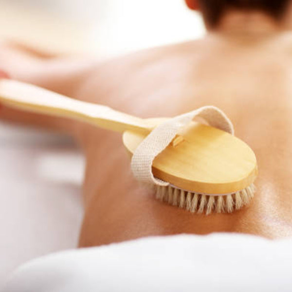 Body Brush - Long Handle with Natural Bristles