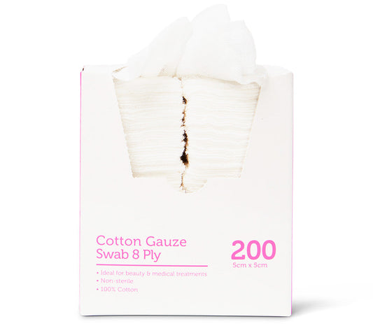 Barneys Gauze Swab 8 Ply 5cm x 5cm - Pack of 200