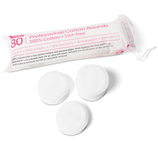 Barneys Professional Cotton Rounds - 80 Pieces
