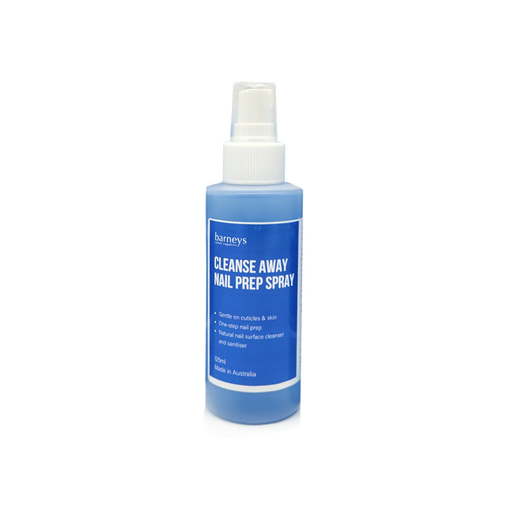 Barneys Cleanse Away Hand & Nail Prep Spray - Nail Surface Cleanser 125ml