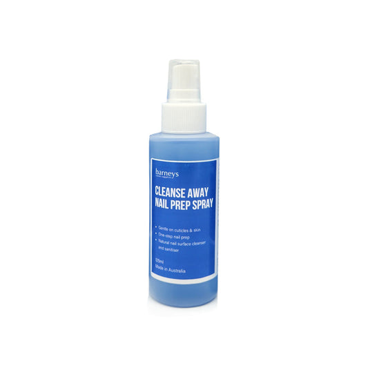 Barneys Cleanse Away Hand & Nail Prep Spray - Nail Surface Cleanser 125ml