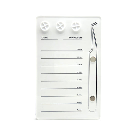 Barneys Acrylic Eyelash Display Tray - White