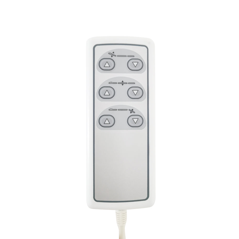 Barneys Optional Hand Control for Kingsbury Electric Adjustable beds / table - 3 Motor
