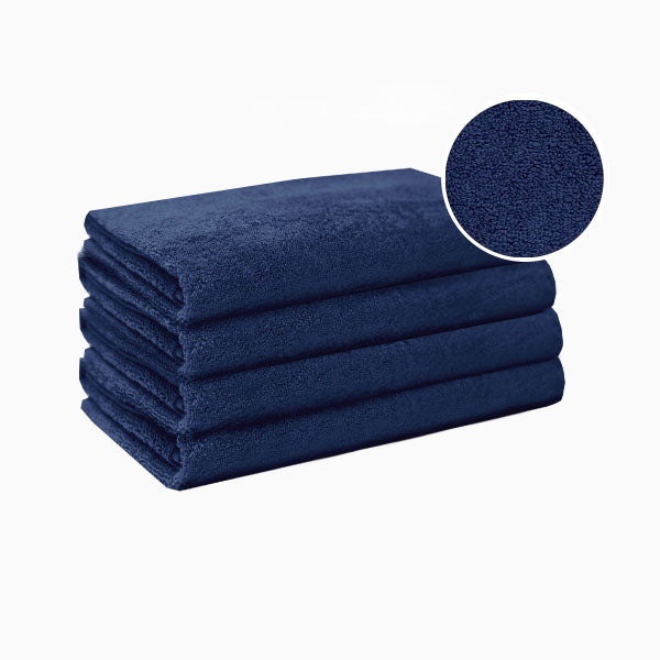 Barneys Platinum Collection Bath Sheets - Commercial Quality - Navy - Pack of 4
