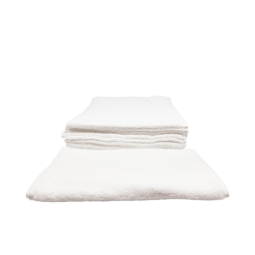 Barneys Facial Towels NEW - White - 10 Pack