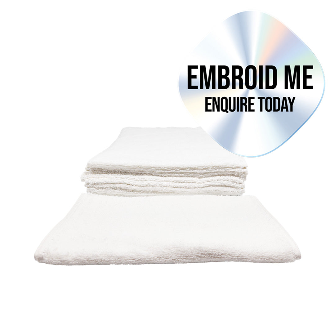 Barneys Facial Towels NEW - White - 10 Pack