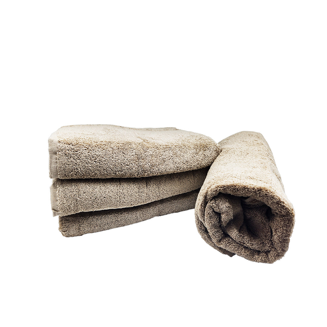 Barneys Platinum Collection Commercial Bath Towel Sheets - Mocha - 4 Pieces