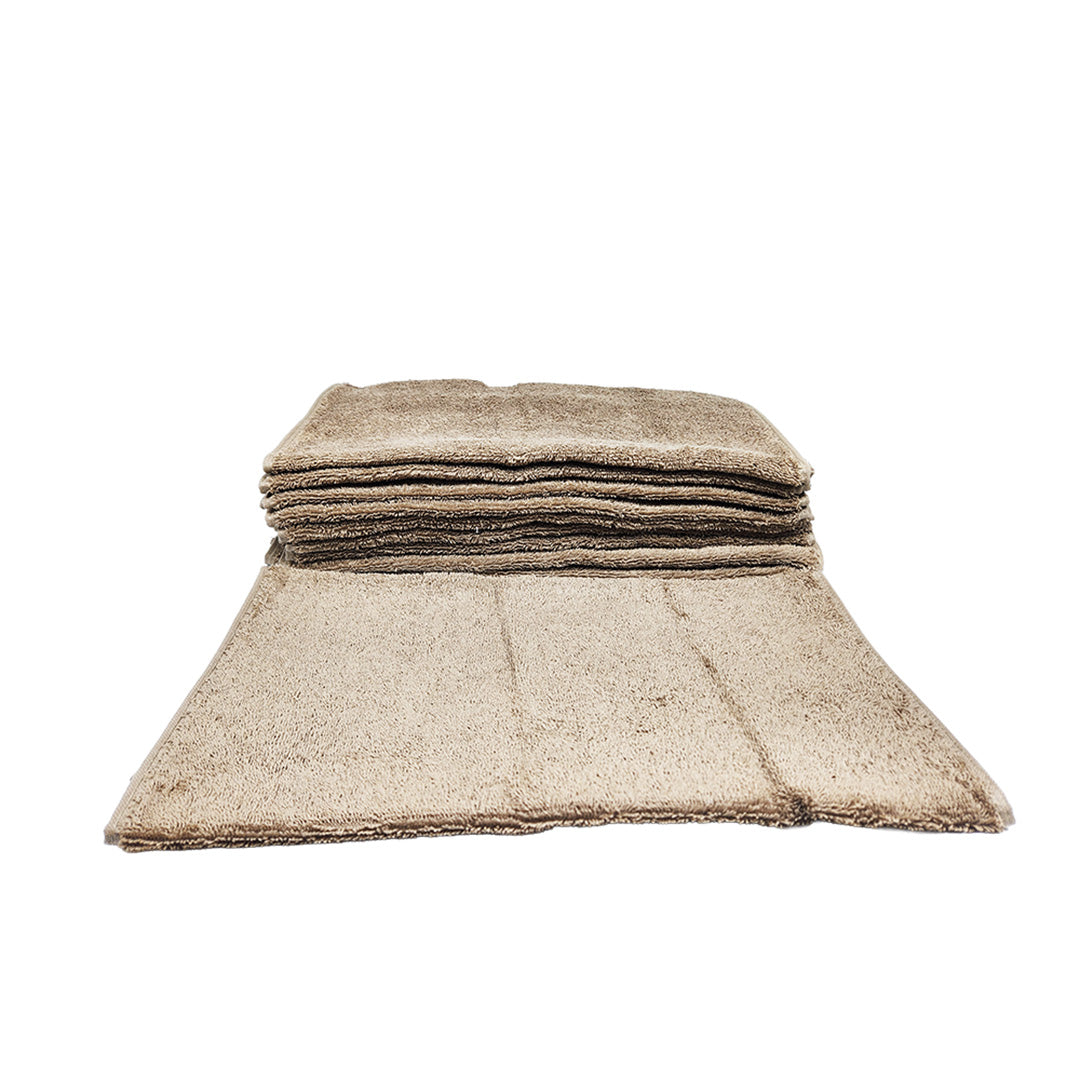 Barneys Platinum Collection Commercial Facial / Hand Towel - Mocha - 10 Pieces